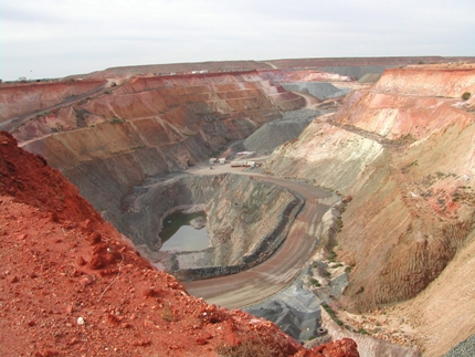 Open cut mine